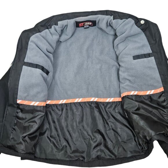 Izod PerformX Black Full Zip Fleece Lined Weatherproof Jacket Coat Size XLarge - Picture 9 of 13
